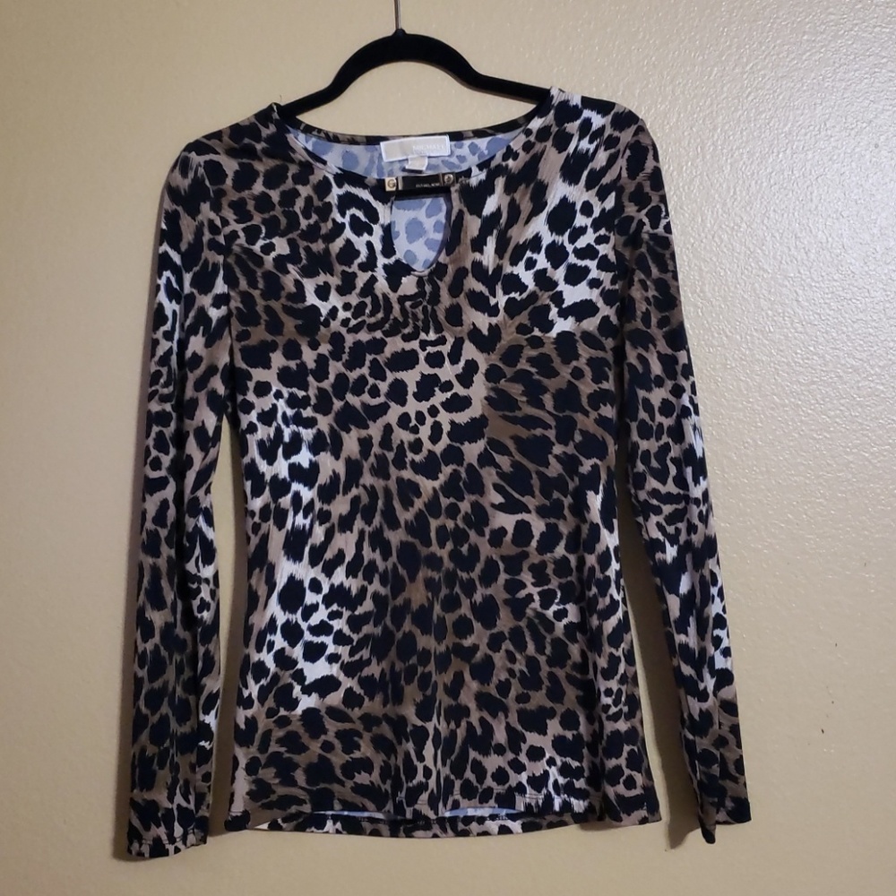 Michael Kors long sleeve Cheetah print